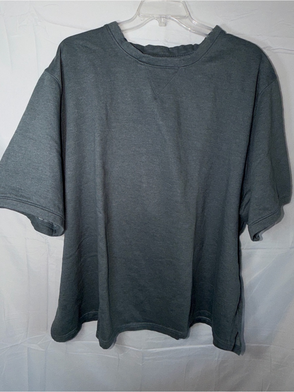 Classic Men's Short-Sleeve Crewneck T-Shirt — 5XL Slate Gray